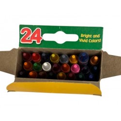 Crayola 24 Count Assorted Color Crayons Lot of 6 Packs NEW