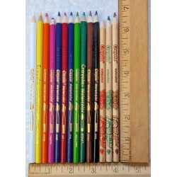 14 Crayola Watercolor Colored Pencil Set Kids & Adult Coloring Crafting Preowned