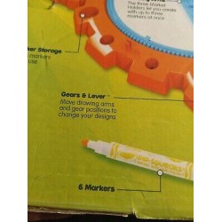 Crayola Color Spinout Marker Art Activity Ages 6 + Brand New