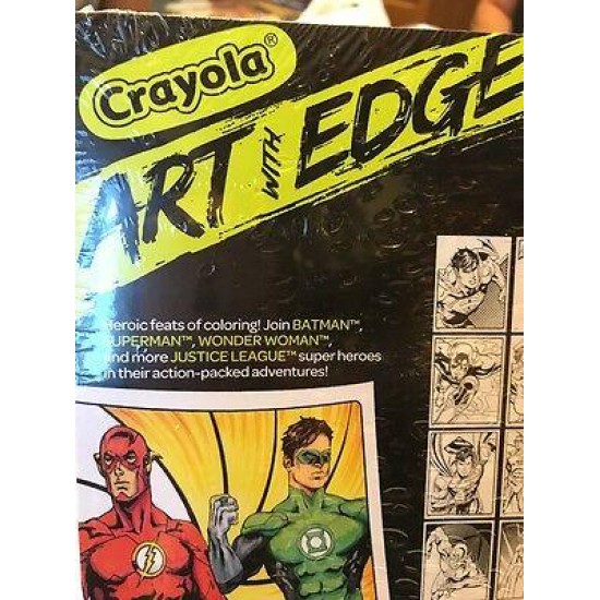 Crayola Art with Edge Justice League Coloring Pages