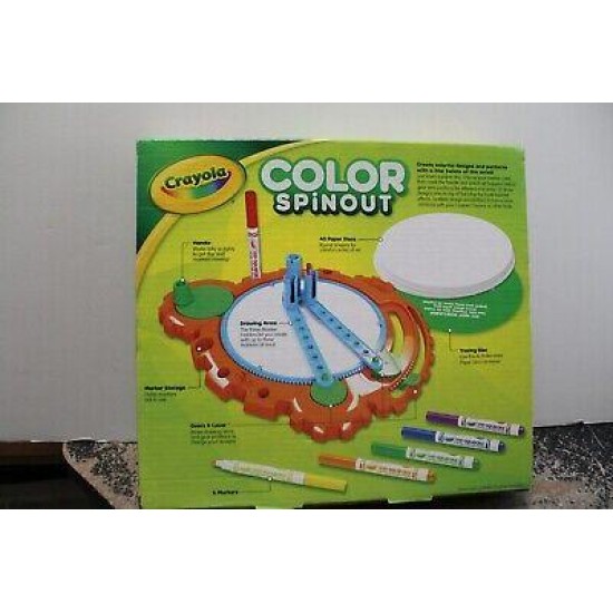 4 CRAYOLA items--Cutter; Color Spinout; Presto Dots; Create 2 Destroy NEW