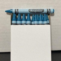 (16) Crayola Crayons (aquamarine) BULK