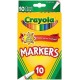 Crayola Fine Line Markers, Assorted Classic Colors, Pack of 10 Markers