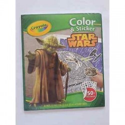New in Package Crayola Star Wars Color & Sticker Set