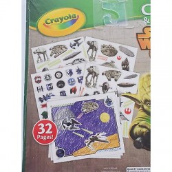 New in Package Crayola Star Wars Color & Sticker Set