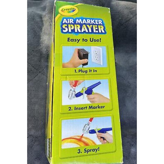 Crayola Air Marker Sprayer Set Airbrush Kit Brand New Sealed