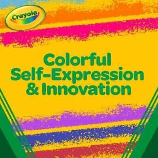 120 Crayola Crayons Colors box With Sharpener Fast Shipping