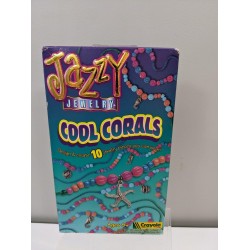 Vtg 1996 Crayola Jazzy Jewelry Cool Corals DIY necklace & bracelet kit for kids