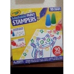 2)Crayola BUNDLE Colossal Creativity Tub & Washable Paint Stampers! NEW SEALED