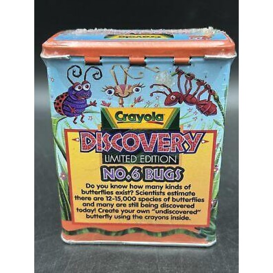 2000 Crayola Crayons Discovery Limited Edition No. 6 Tin, Sealed