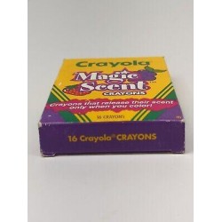 Vintage 1993 Crayola Magic Scent Crayons 16-Count Binney & Smith - Made in USA