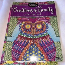 Pack of 6 Adult Coloring Books and 100 pack of Crayola Colored Pencil Color Pack
