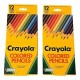 Vintage Lot 1995 Crayola Colored Pencils & 1997 Large Crayola Binney & Smith