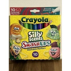 Crayola Smashup Broad Line Markers Back to School Supplies 10 Count