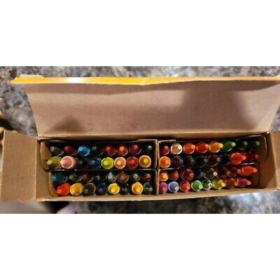 VTG 64 Hall of Fame Crayons Ded. Aug 7, 1990 Contains 8 retired colors