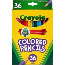 NEW Crayola Colored Pencils (36ct), Kids Pencil Set, Back to School Supplies