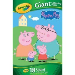 Crayola Colouring Book Peppa Pig Giant Pages