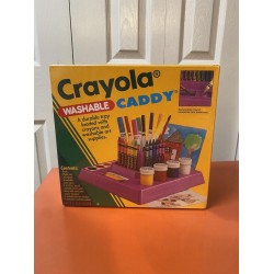 Sealed Vintage 1992 Crayola Caddy Washable Art Center Tray Paints Crayons
