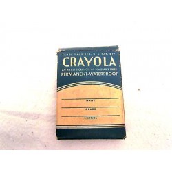 1920s Rare No 8 Gold Medal Crayola Box and Crayons