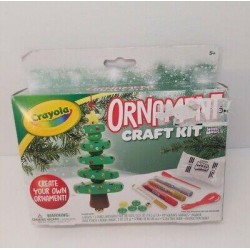 Crayola Christmas Tree Ornament Craft Kit NIB