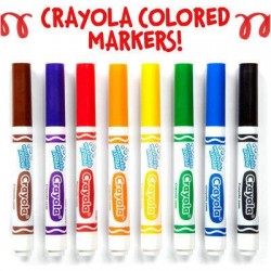 Crayola Washable Markers - Violet Purple (12ct), Kids Broad Line Markers, Bulk M