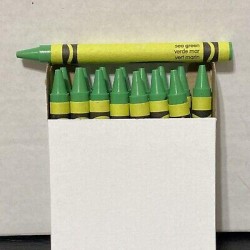 (16) Crayola Crayons (sea green) BULK