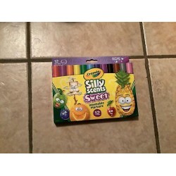 Crayola 12ct Silly Scents Markers Chisel Tip