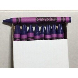 (16) Crayola Crayons (purple mountains’ majesty) BULK