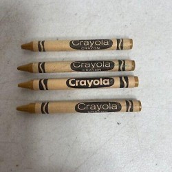 4 Crayola Crayons Vintage Maize,  Retired Color