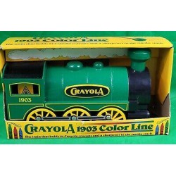 Crayola 1903 Color Line Train Engine Crayon Holder Sharpener 1994 - NEW