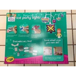 NEW Crayola Pop Art Pixies Ice Party Lights Age 8+ Children's Crafts Kit