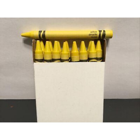 (16) Crayola Crayons (yellow) BULK