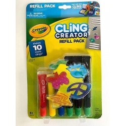 NOS Hallmark Crayola Cling Creator Refill Pack 2015 Discontinued