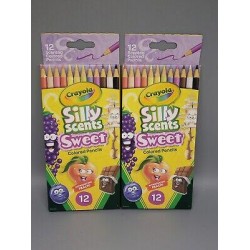 (2 Packs) Crayola Silly Scents SWEET Colored Pencils 12/Pkg
