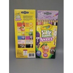 (2 Packs) Crayola Silly Scents SWEET Colored Pencils 12/Pkg
