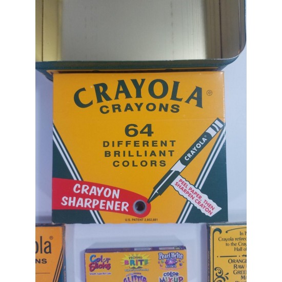 1991 Crayola Limited Edition Collector Colors Tin w/ 84 Crayons Includes Bonus
