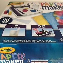 NEW IN BOX Crayola Paper Maker Paper Making DIY Craft Kit Educational Toy