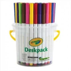 Crayola 40 Washable Super Tips Deskpack : NEW