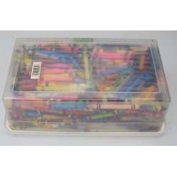 Mixed Lot 5lbs of Colored Crayola Crayons Pencils, Markers, Etc.