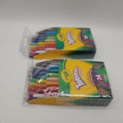 Two (2) Packs of CRAYOLA 24 Twistables Crayons NEW