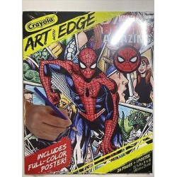 Art With Edge Crayola Coloring Book Marvel Spider-man