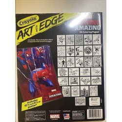 Art With Edge Crayola Coloring Book Marvel Spider-man
