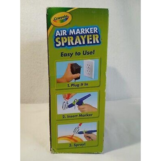 Crayola Air Marker Sprayer Airbrush Kit New in Sealed Box