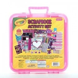 NIB Crayola Children Kids Scrapbook Arts Supplies Activity Set, Over 800 pieces