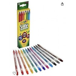 Crayola 12 Ct  Silly Scents Twistable Colored Pencils  BRAND NEW