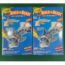 Crayola Build A Beast Shark, Model Magic Craft Kit NEW LOT OF (2)