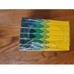 Sealed block 24 boxes of 4 Farewell Dandelion! Crayola Crayons Yellow 96 Total