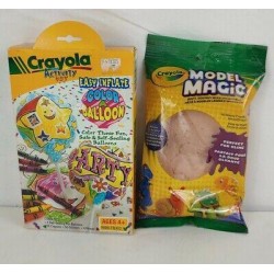 Crayola Activity Kit Easy Inflate Color Ballon Pink Model Magic FREE SHIPPING