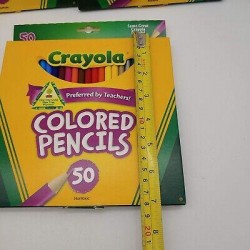 Three (3) Boxes of Crayola 50 Assorted Sharpened Colored Pencils