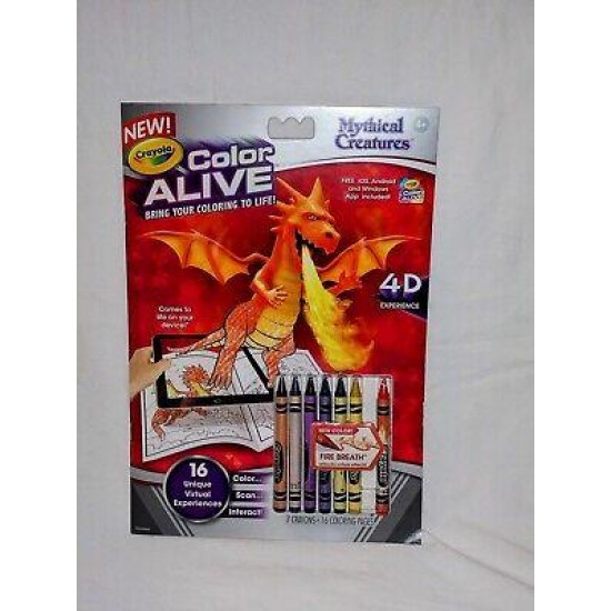Crayola (LOT OF 7) (2) Color Alive, (3) Color A Kite & (2) Grab Bag Puzzles NEW